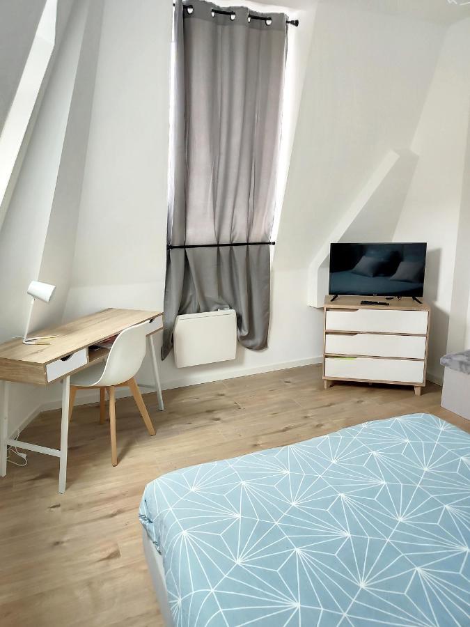 Grand Appart Duplex 6 Pers Gare Wifi Apartment Saint-Quentin  Luaran gambar