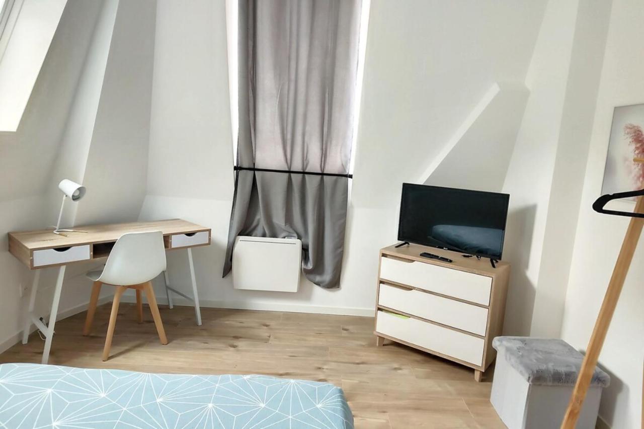 Grand Appart Duplex 6 Pers Gare Wifi Apartment Saint-Quentin  Luaran gambar